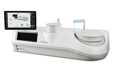 Inova's Aptiva automated digital multianalyte system. Image courtesy of Inova Diagnostics.