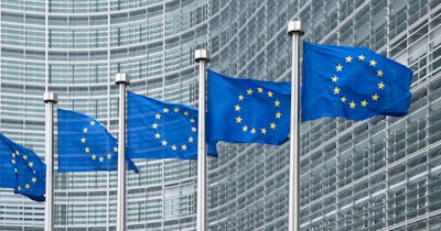 Eu Flag European Commission Brussels Social