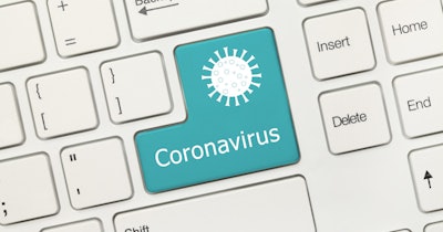 Keyboard Coronavirus Social