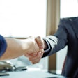 Business Man Handshake Social
